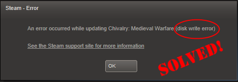 如何修复Steam disk Write错误？