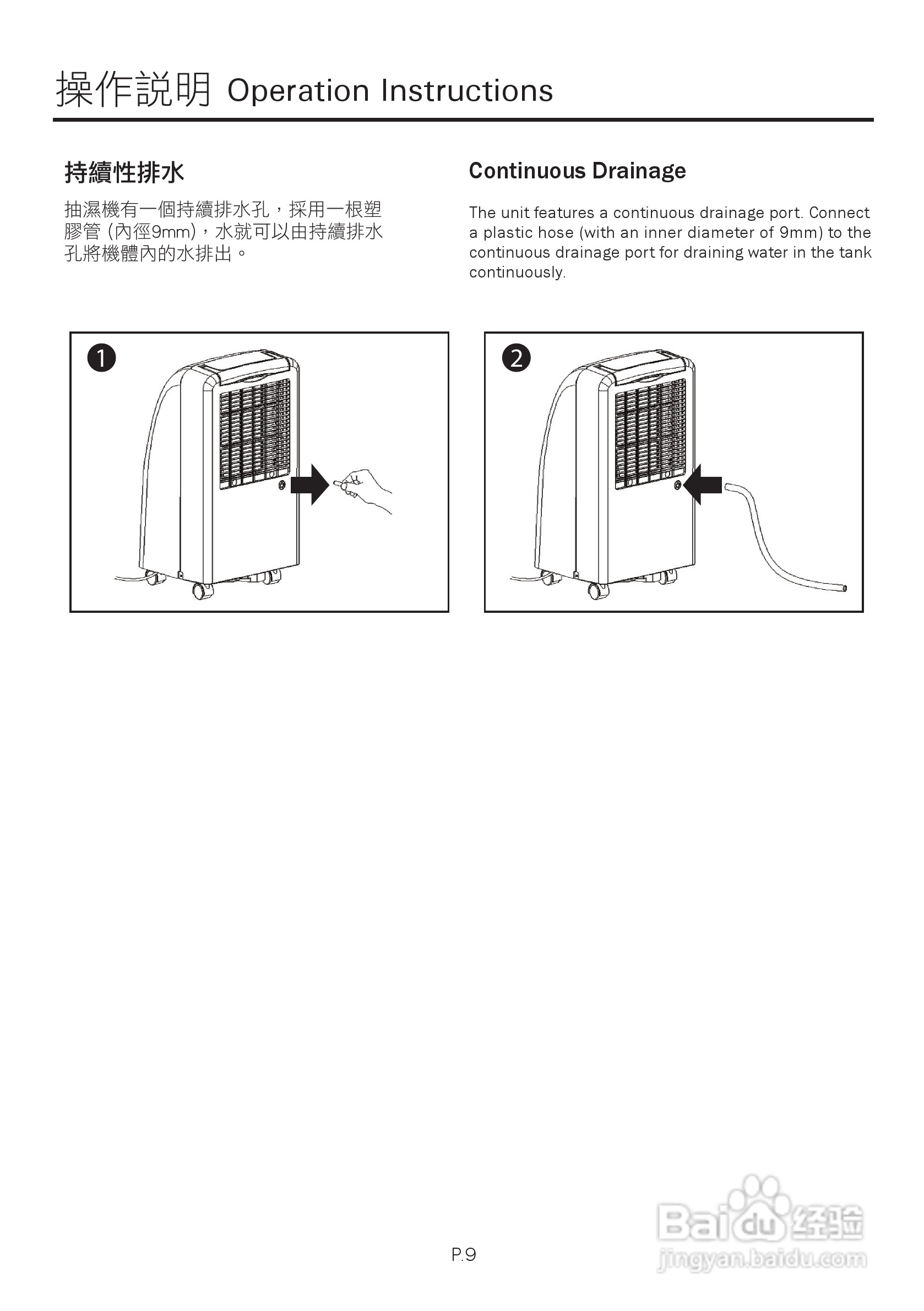 德国宝DH-310抽湿机使用说明
