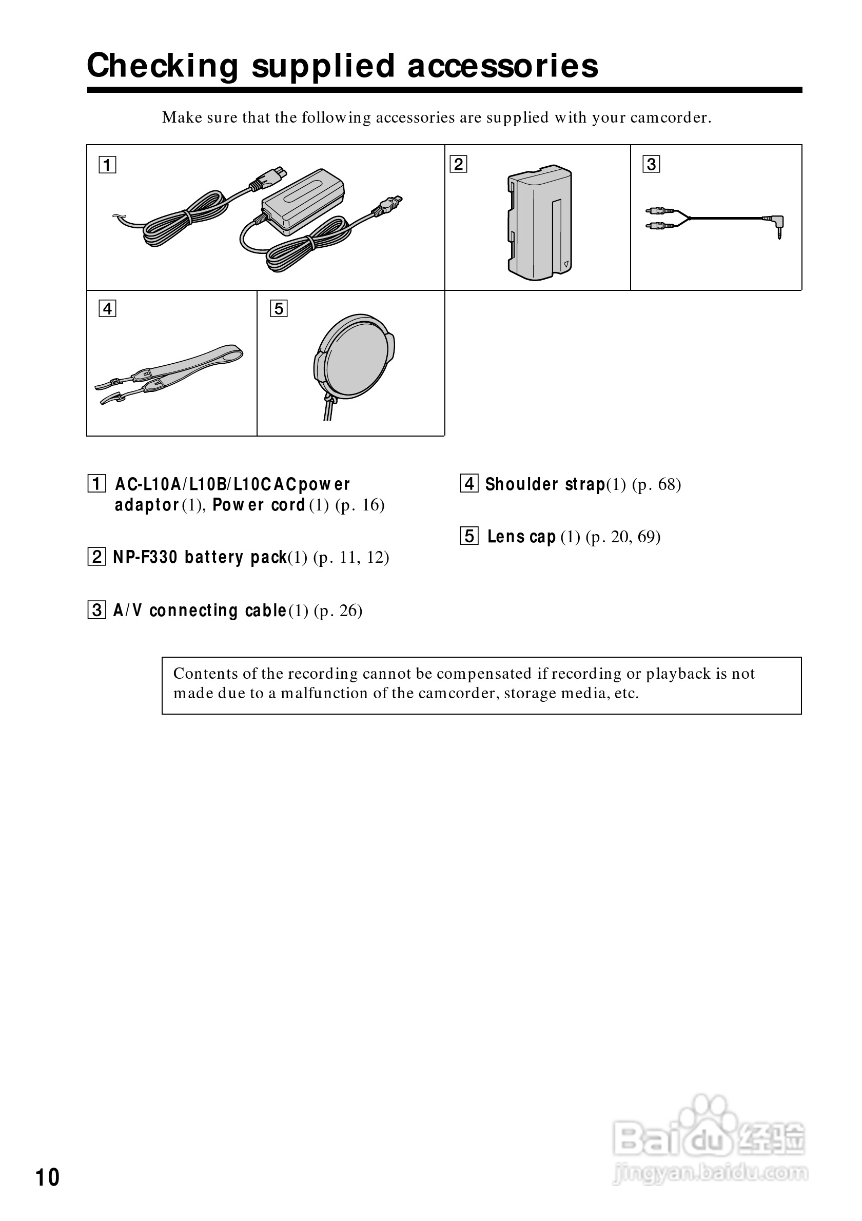索尼CCD-TR818模拟摄像机说明书:[1]