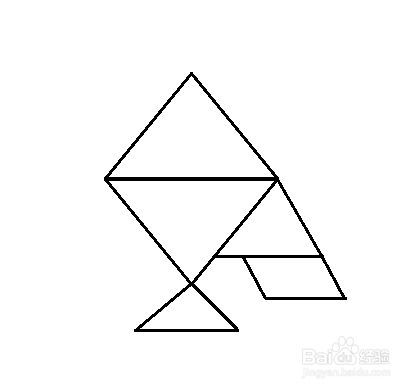 如何画七巧板的简笔画