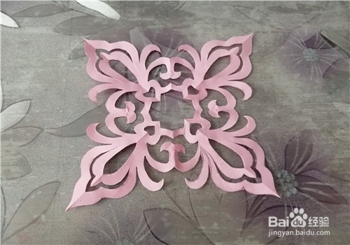 怎么剪好看的四瓣窗花