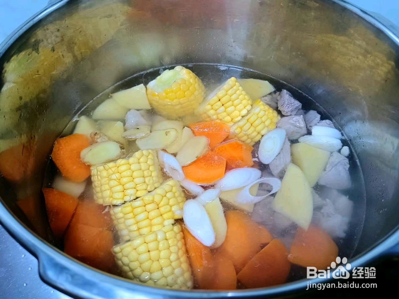 玉米腱子肉汤怎么做