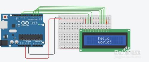 Arduino驱动LCD1602在TinkerCAD上的仿真