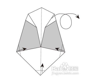 简单折纸:茄子的折法