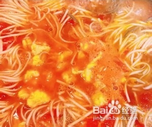 食补养生番茄鸡蛋面的做法