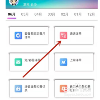 网上营业厅如何查询通话记录