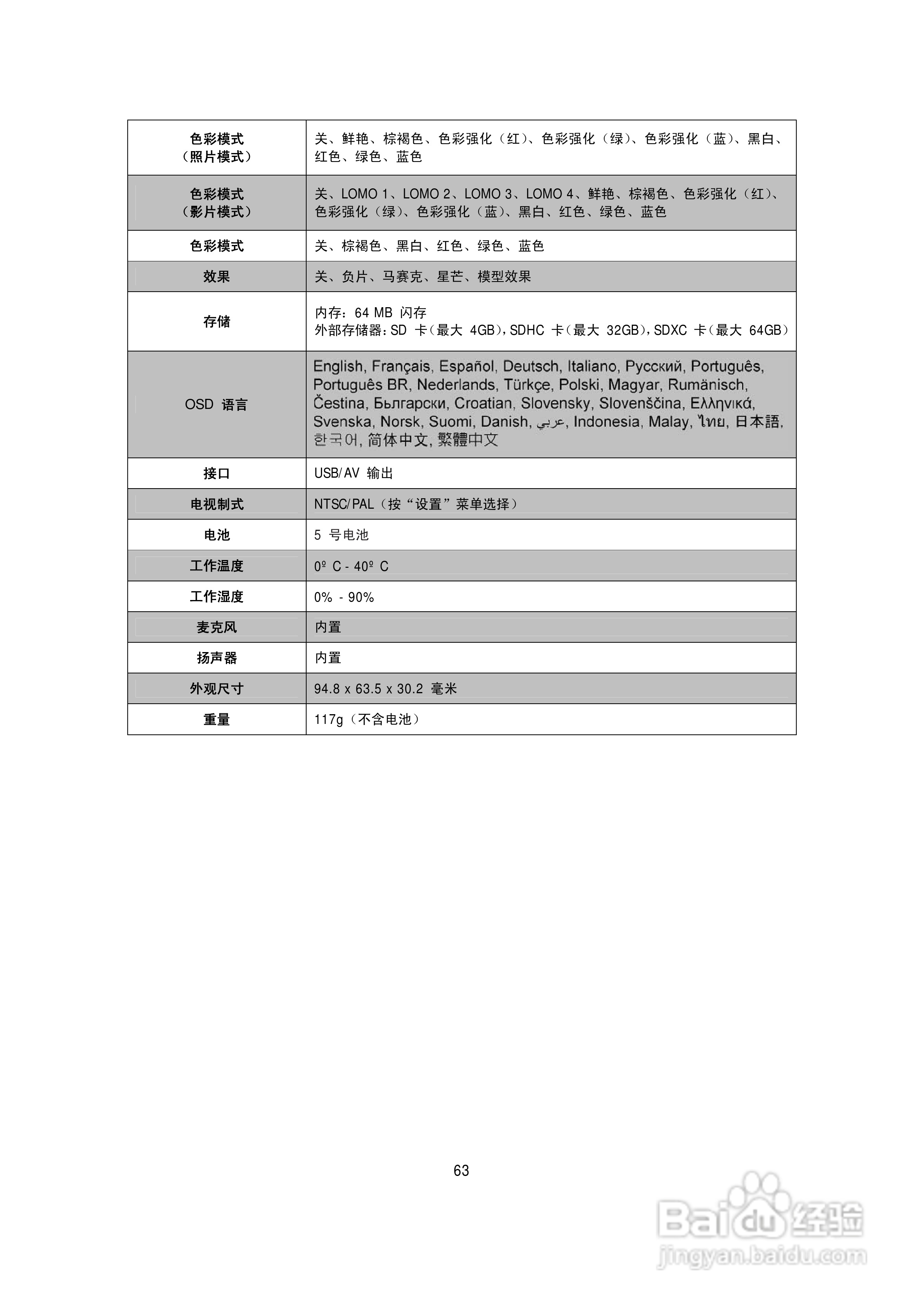 海尔DC-A50数码相机使用说明书:[7]
