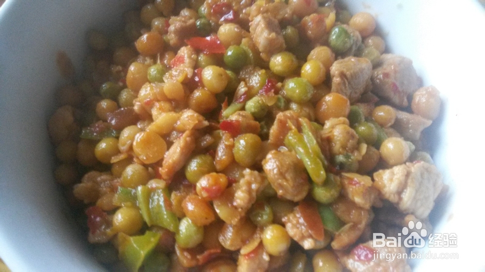 豌豆炒肉丁做法