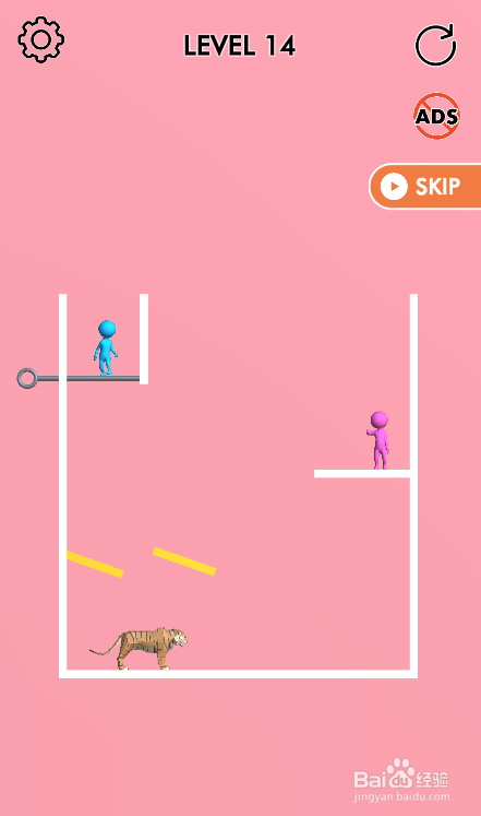 Pink Blue Together的LEVEL 14怎样通过