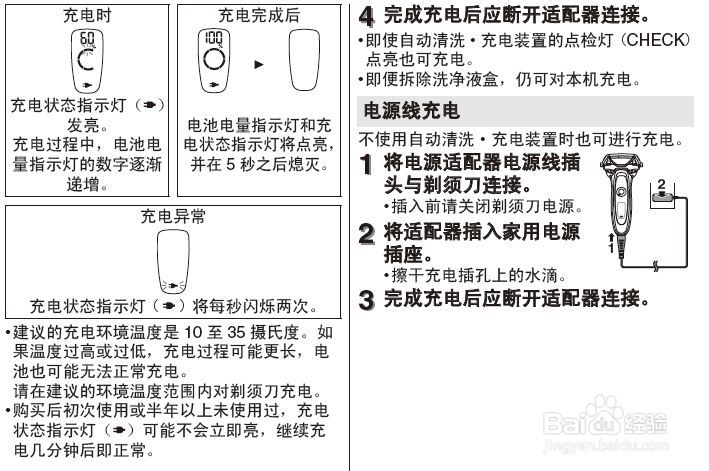 松下ES-LV94-S705剃须刀使用说明书：[2]