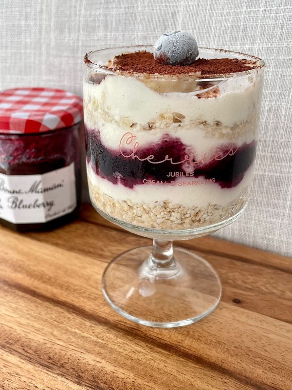 蓝莓隔夜燕麦杯