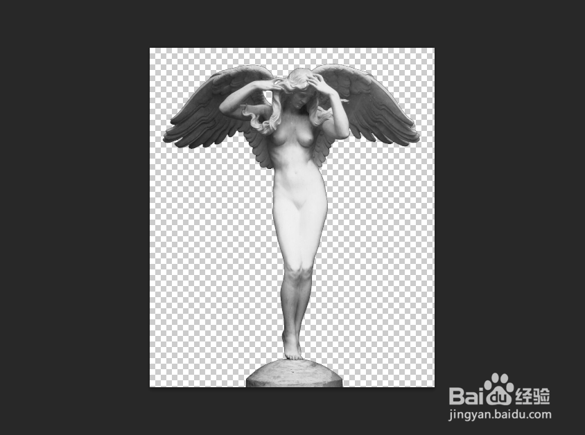 PS初级 石膏转铜像教程