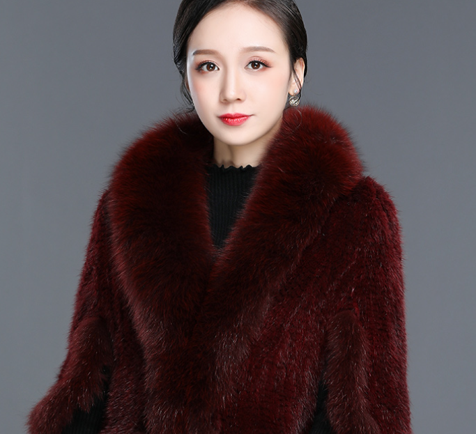 编织水貂外套掉毛吗