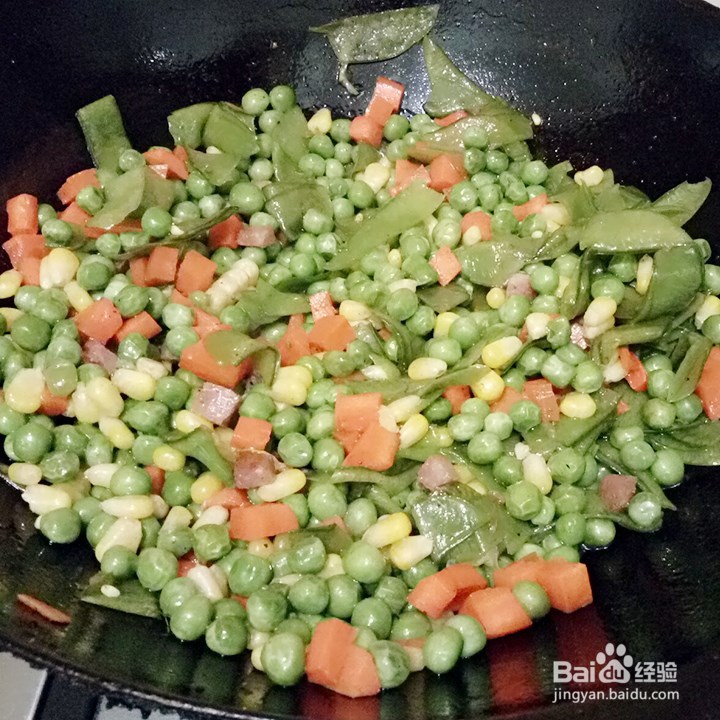 青豆小炒的做法