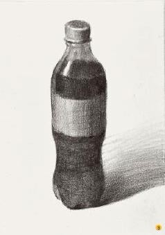 素描静物塑料瓶详细讲解
