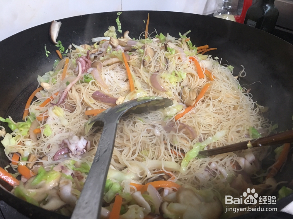 超级过瘾的家庭炒米粉美味