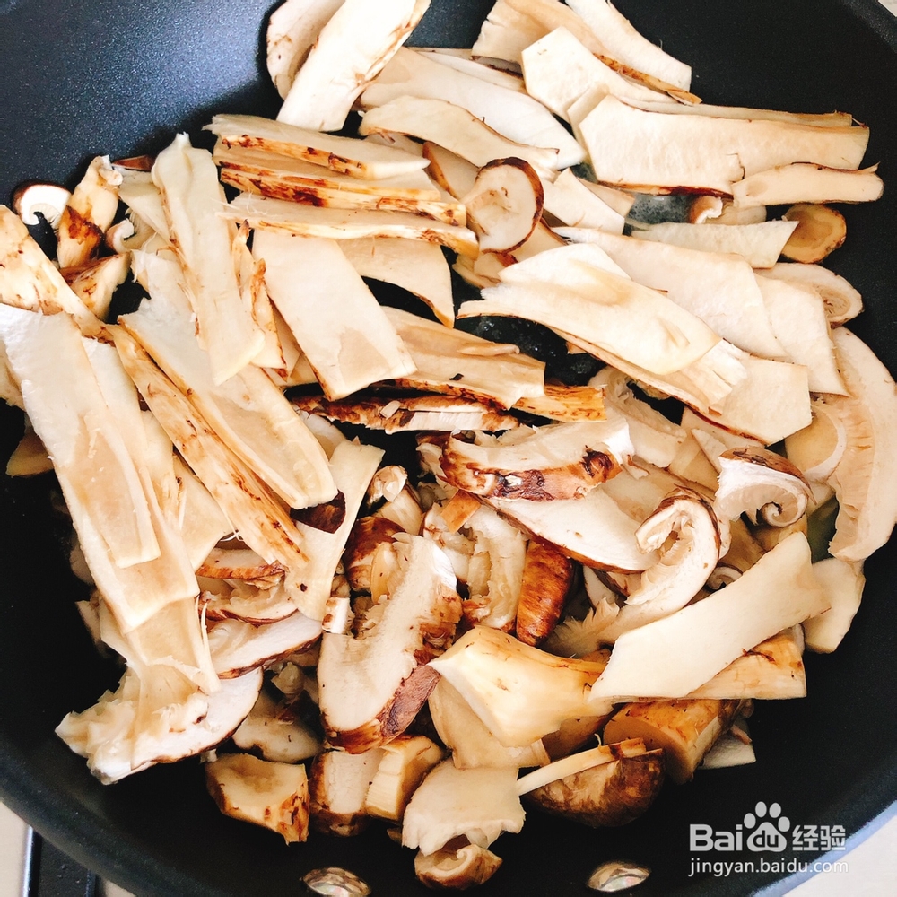 心心念念的素炒松茸