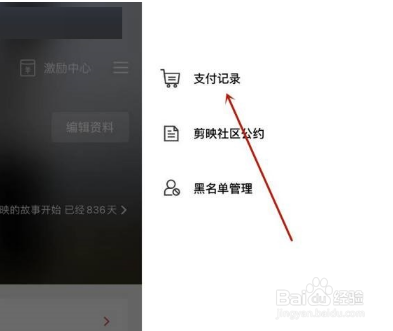 剪映支付记录如何查看