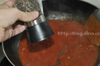 黑胡椒番茄肉酱