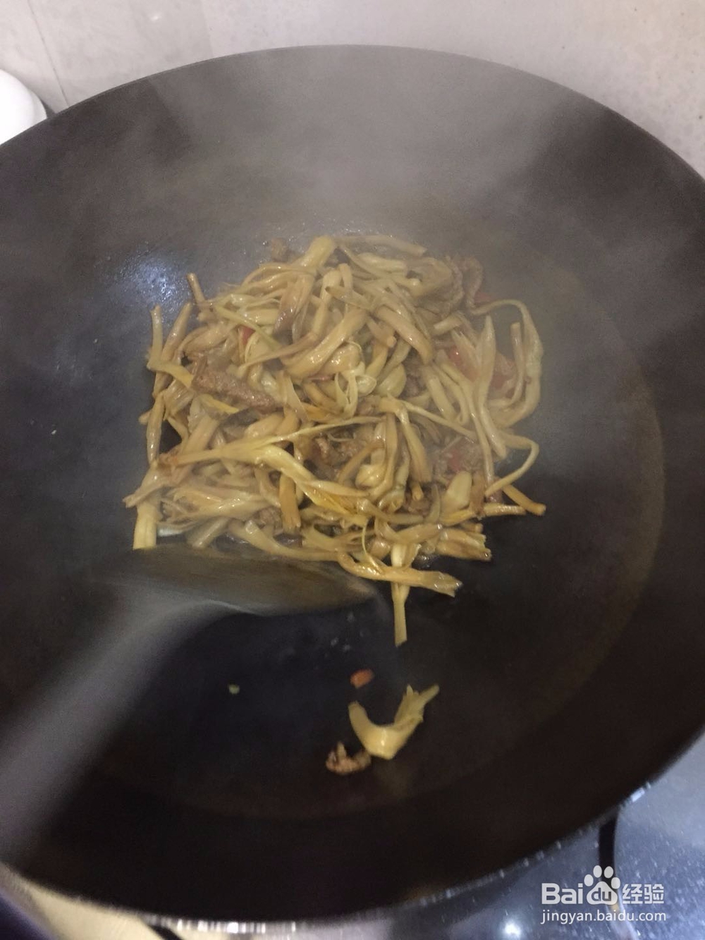黄花菜肉丝的鲜美做法