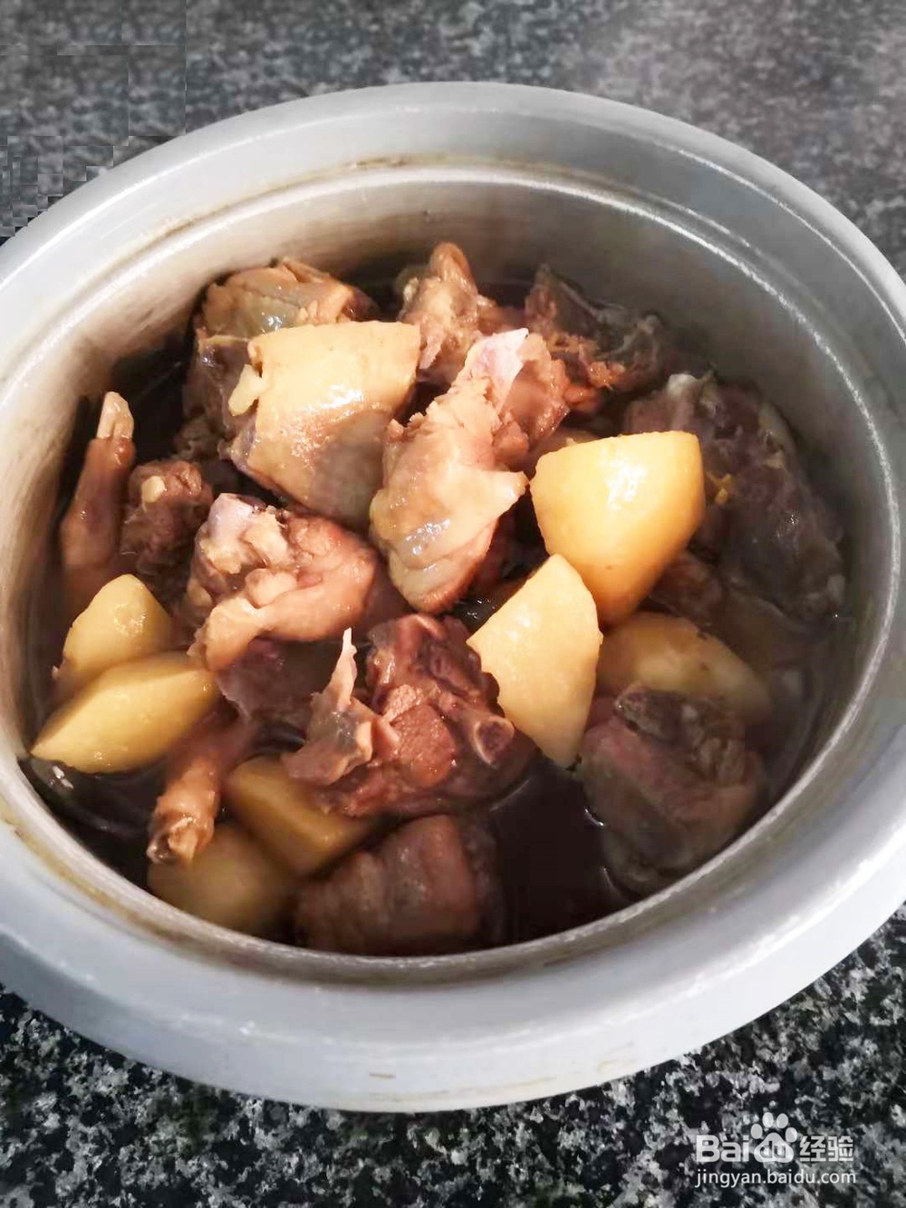 土豆黄焖鸡的做法