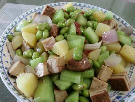 清炒五丁的做法