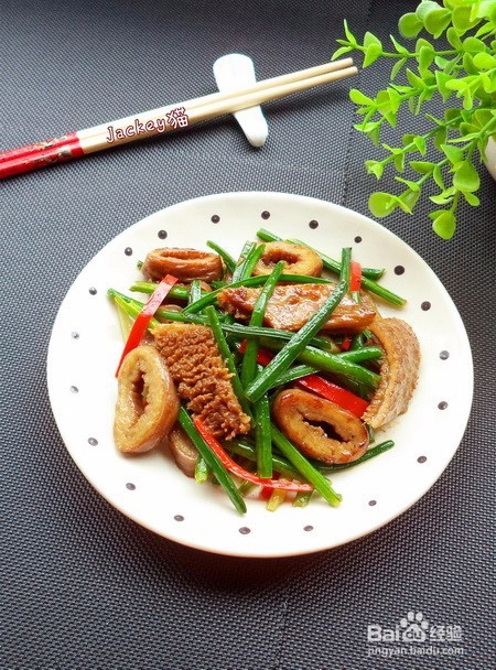 韭苔牛杂做法