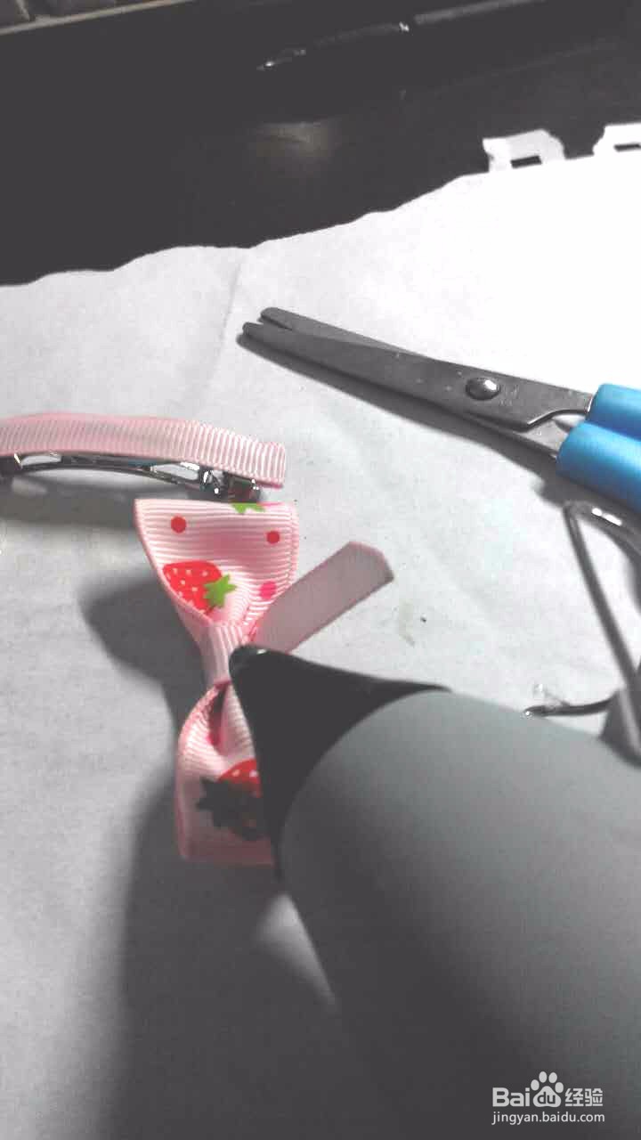 儿童头饰蝴蝶结手工diy