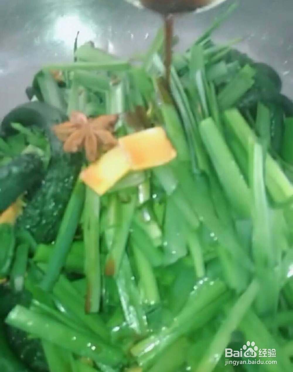 韭菜小黄瓜腌菜