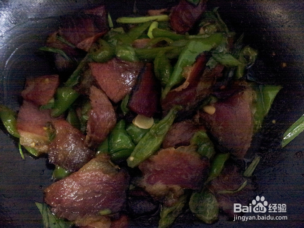 青椒炒腊肉怎么做