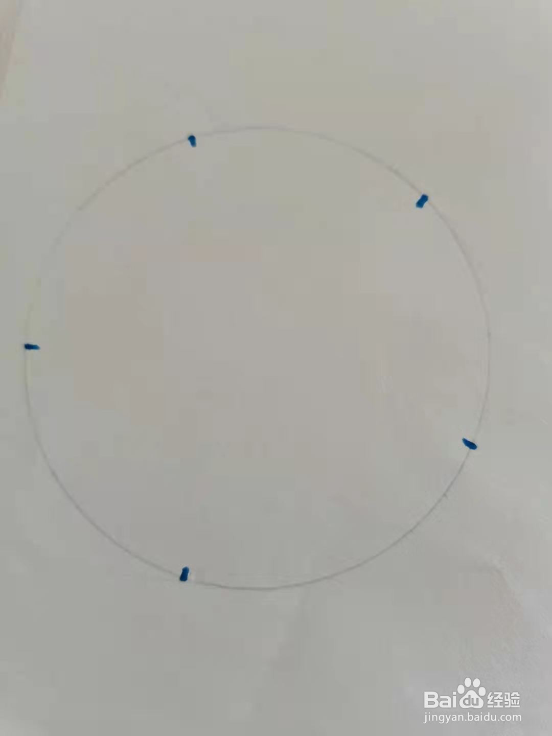 用圆规画五角星