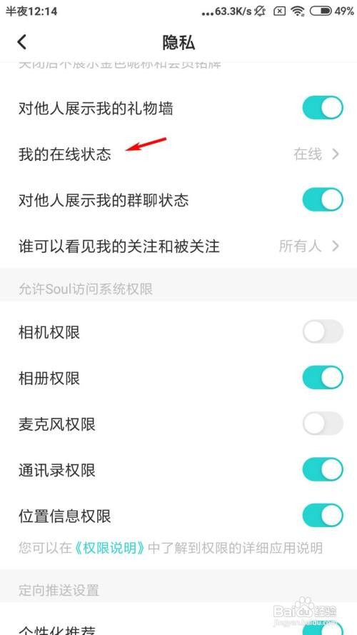 Soul怎么设置我的在线状态？