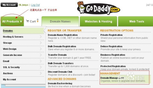 godaddy域名解析教程，godaddy域名解析到阿里云