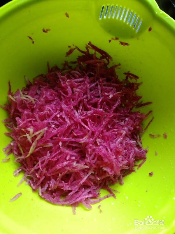 糖醋红心萝卜的做法