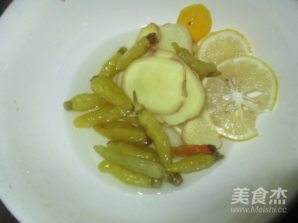 冰镇柠檬虾的做法