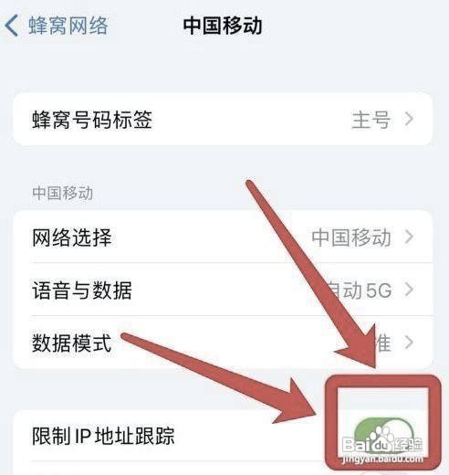iPhone手机的IP地址如何限制跟踪