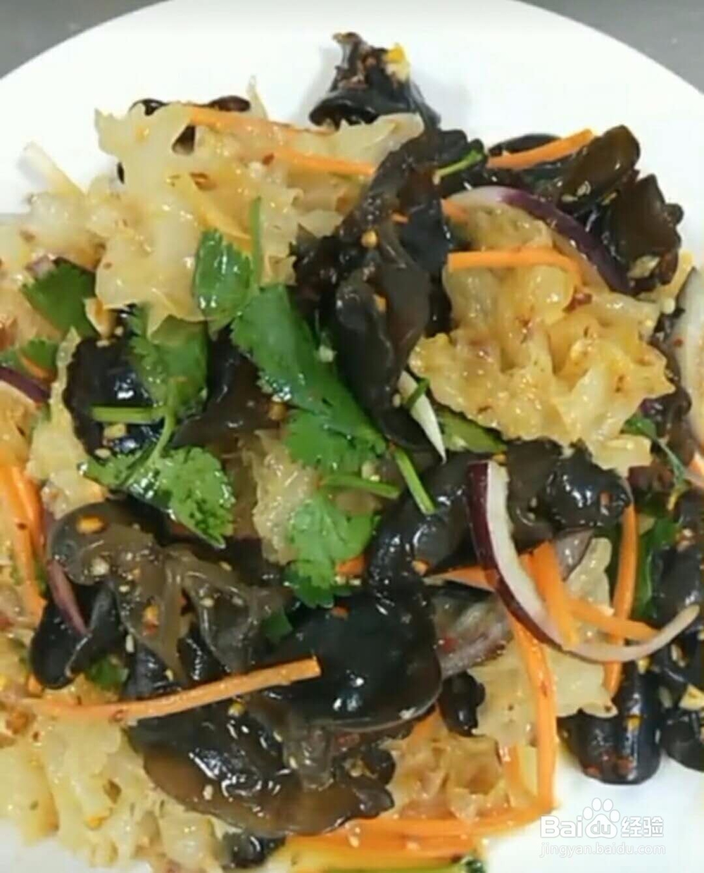 凉拌双耳简单做法