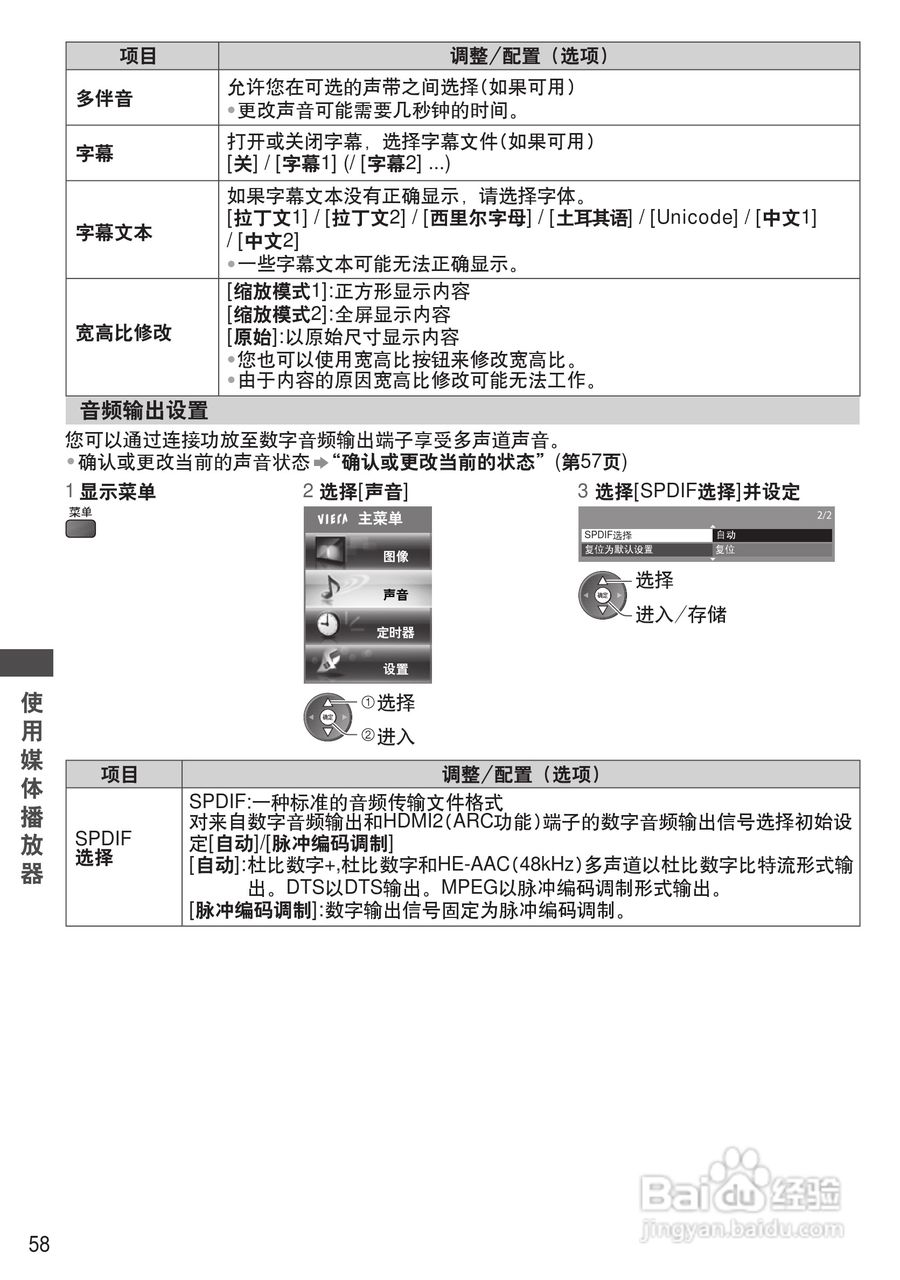 松下TH-P55ST30C等离子彩电使用说明书:[6]