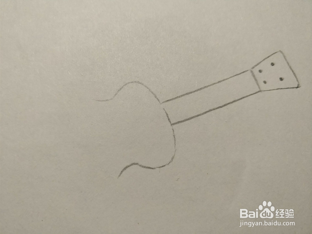 简笔画画尤克里里