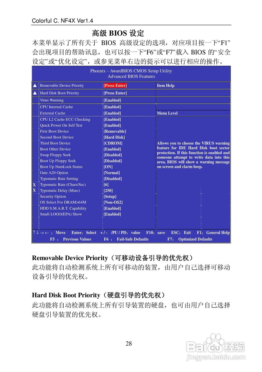 七彩虹C.NF4X Pro型主板说明书:[4]