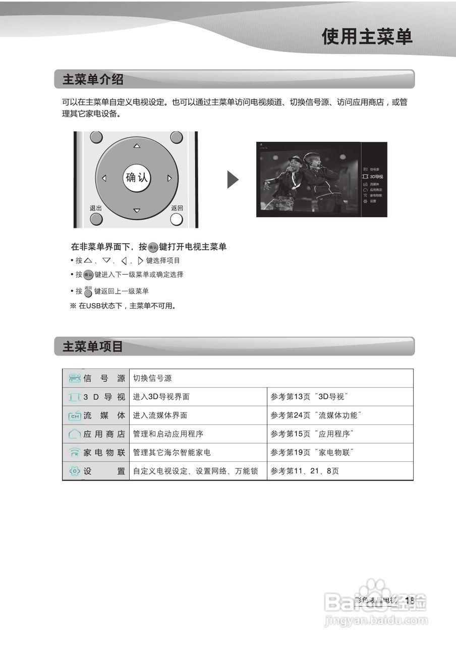 海尔LE42A700P型3D电视使用说明书:[2]