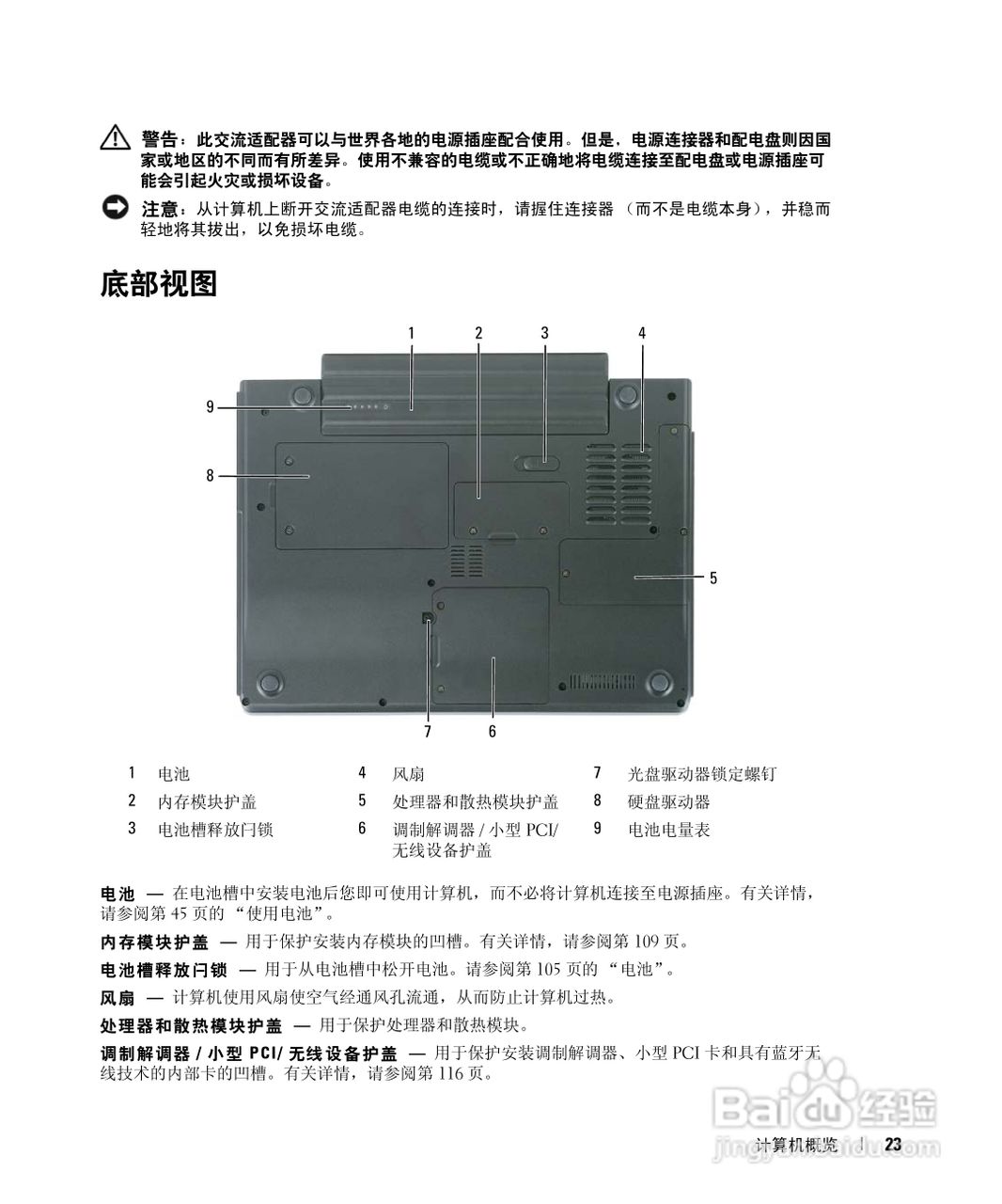 戴尔Inspiron 630m笔记本电脑使用说明书:[3]