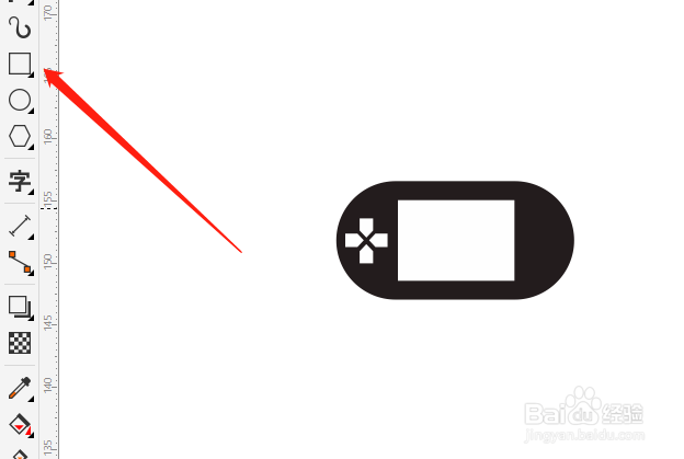 如何用Coreldraw软件画游戏机?