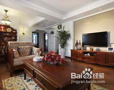 130平米房子装修美式乡村风