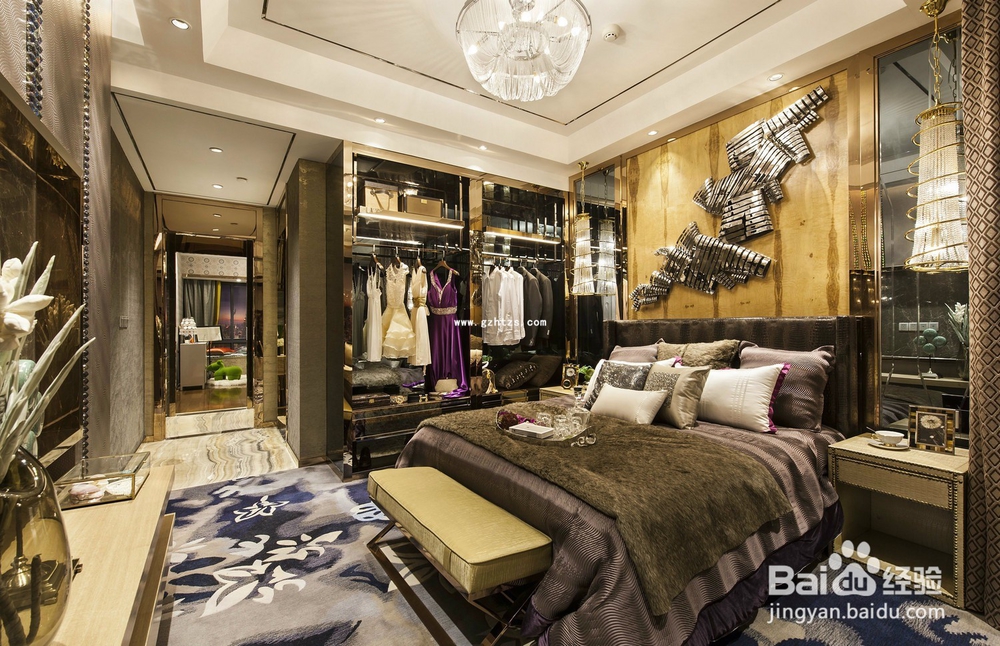 卧室套房装修家具布置技巧及灯光布置知识