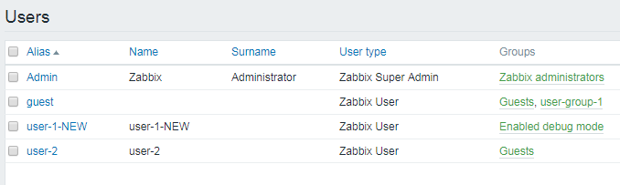 如何在zabbix中删除用户？