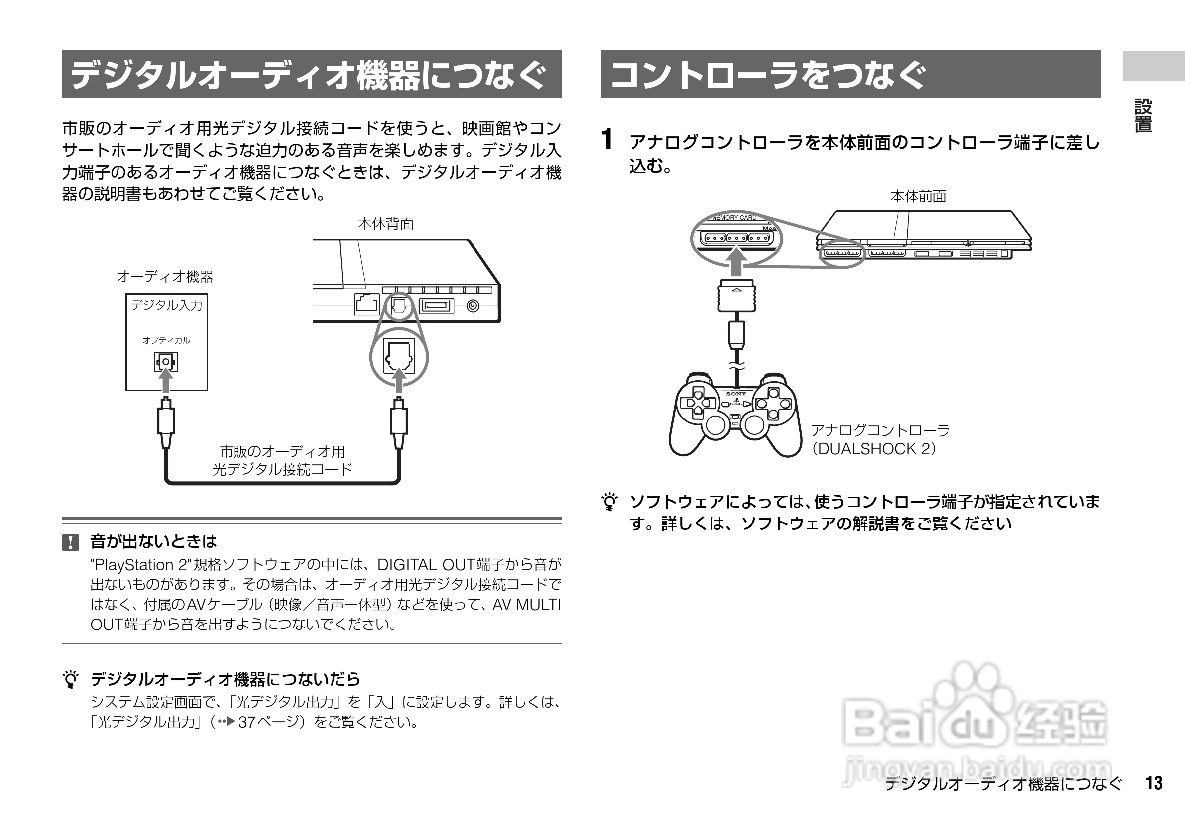 SONY SCPH-75000FF PS2游戏机说明书:[2]