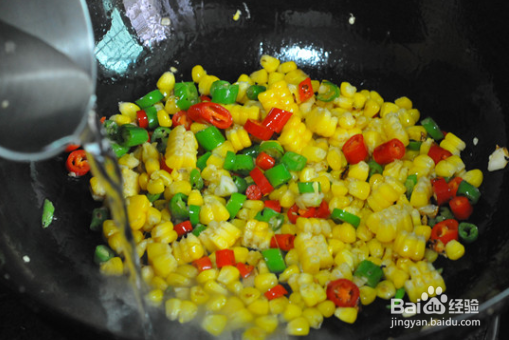 青辣椒炒玉米