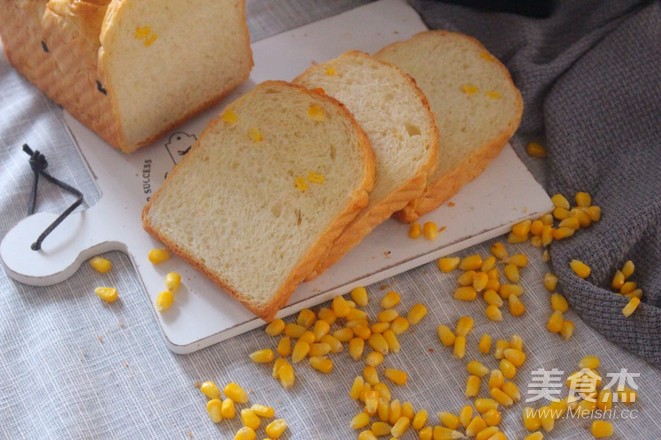 玉米吐司的做法