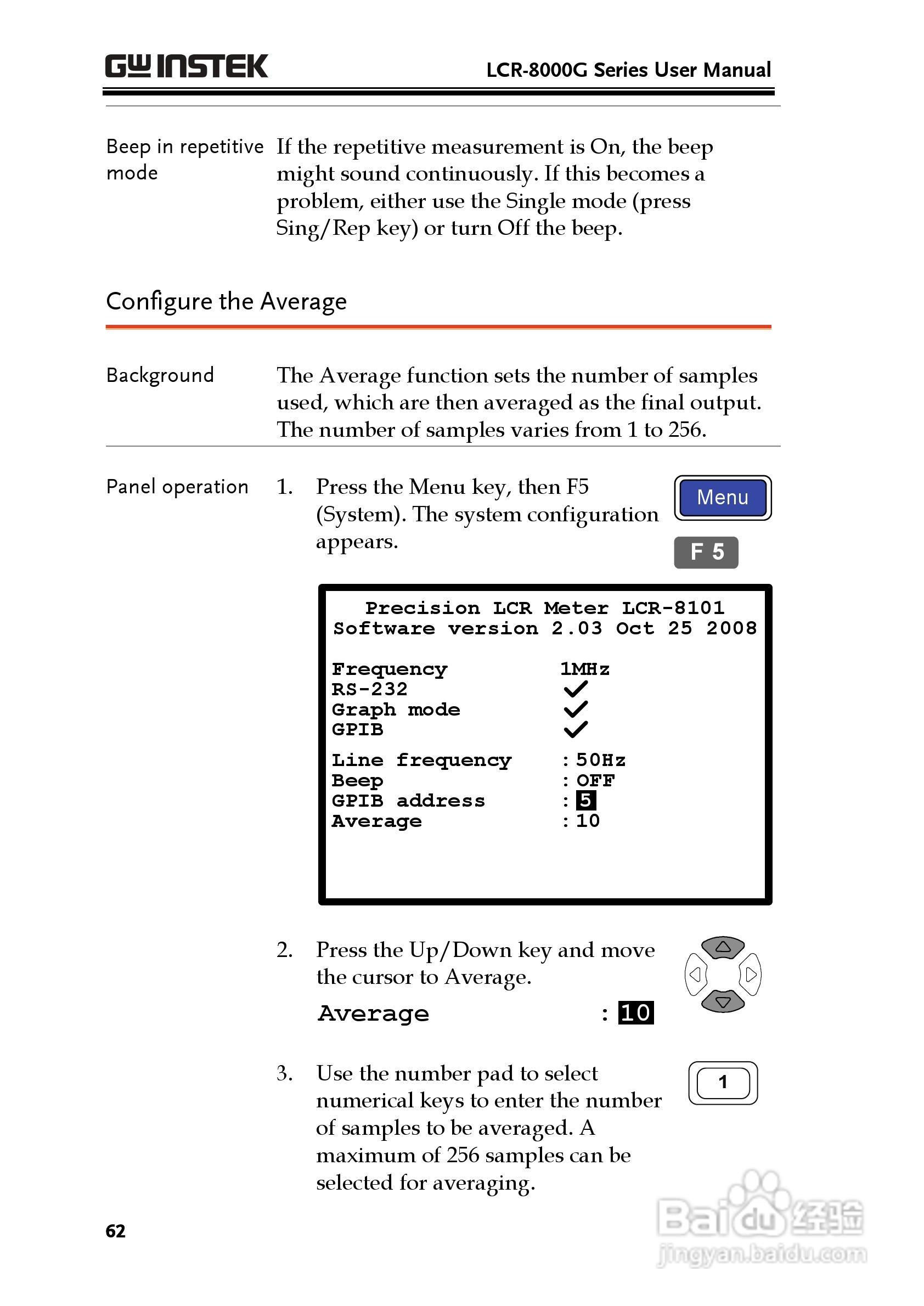 固纬LCR-8105G高精度LCR测试仪使用说明书:[7]